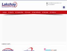 Tablet Screenshot of lakshayedusolutions.com